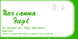 marianna hugl business card